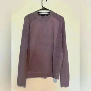 Ted Baker Sweater Women's 5 Purple Knit Crew Neck Long Sleeve Pullover